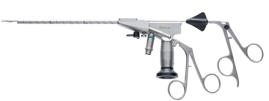Endoscopio modular MINOP con trocar e instrumental de trabajo