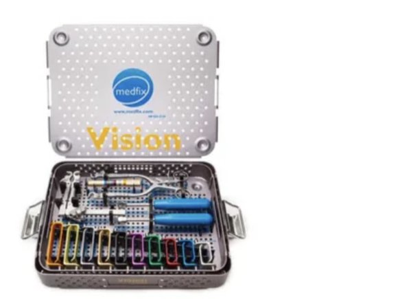Estuche con el juego de retractores cervicales VISION CS
